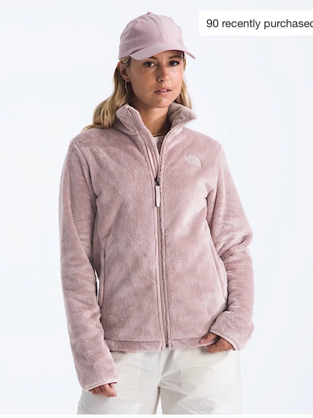 The North Face Women’s Teddy Fleece Jacket - Sand Pink
